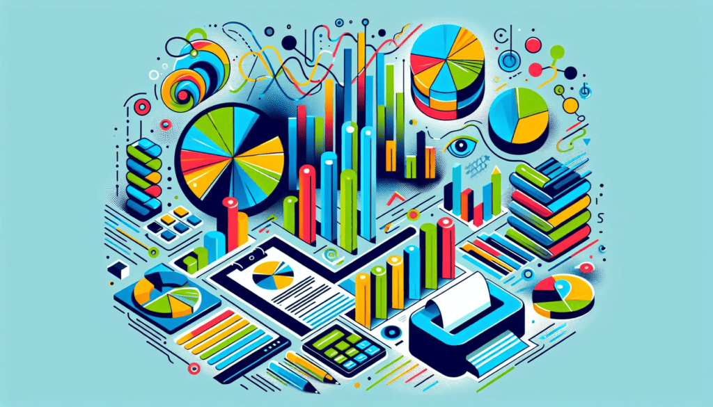 Illustration of accounting software