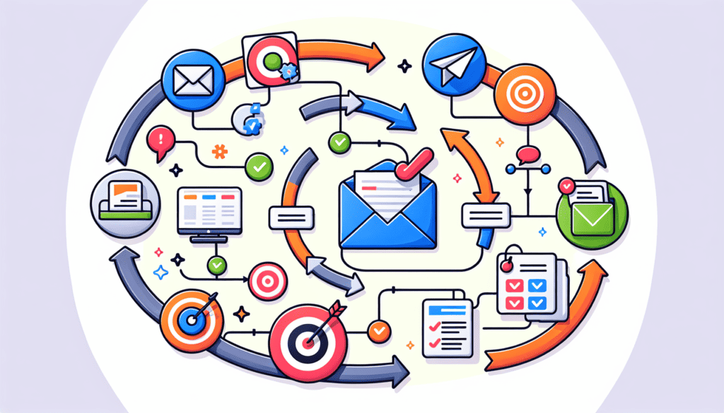 Illustration of email automation in Zapier