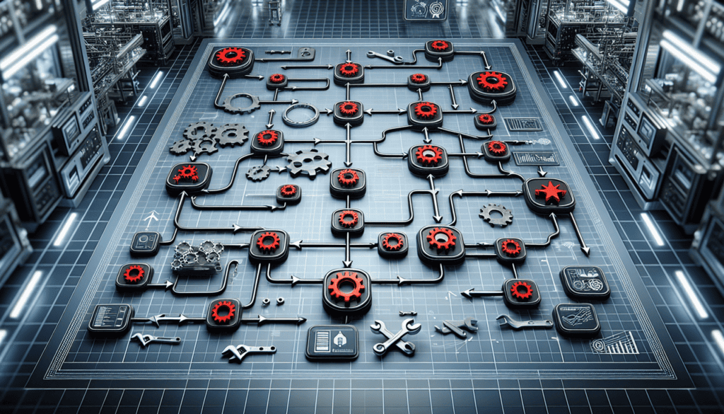 Illustration of deploying automated workflows