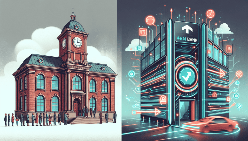 A comparison between traditional and online-only banks.